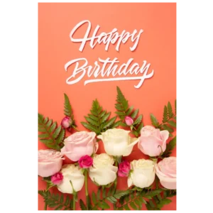 Birthday Wishes – Gold Foil Card